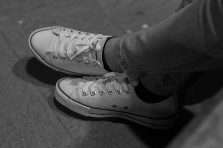 foot shoesの写真素材