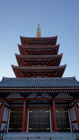 One of the famous temple in Japanの写真素材