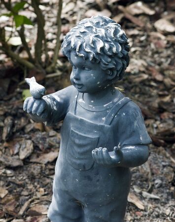 Boy and a Bird IIの写真素材