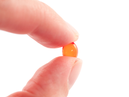 red pills vitamin eの写真素材