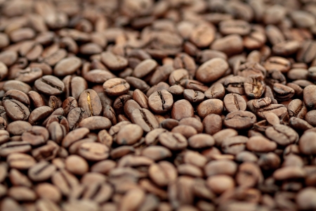 roasted coffee beans, can be used as a background