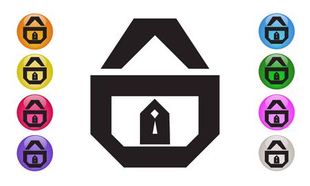 Lock icon vector, modern style illustrationのイラスト素材