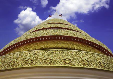 Pagoda of Wat Chaiyamangalaram, Penang, Malaysiaの写真素材