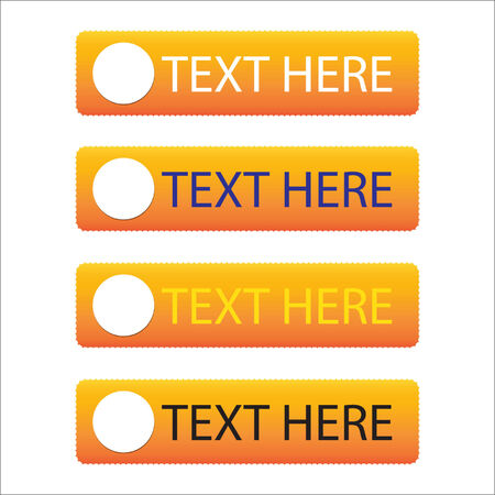 Buttonのイラスト素材