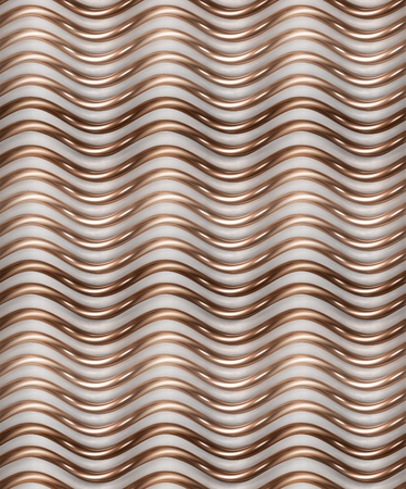 Seamless texture/background made of golden and white crinklesの写真素材