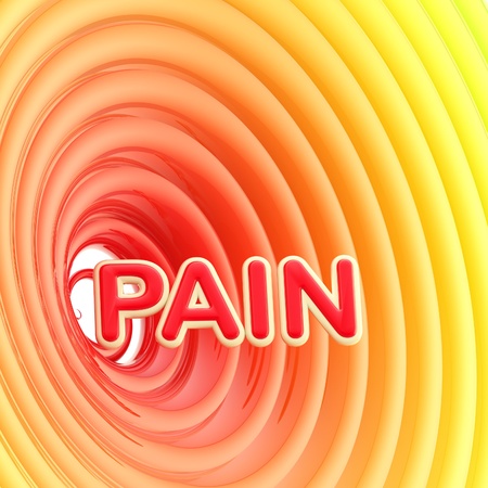 Pain vortex metaphor glossy backgroundの写真素材