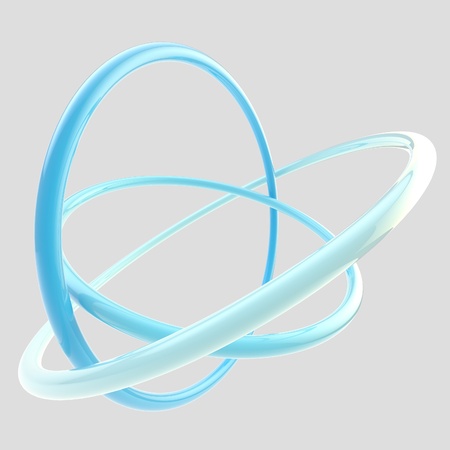 Copyspace blue rings design templateの写真素材