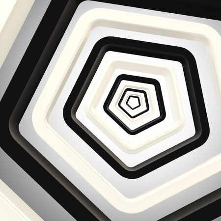 Abstract background made of pentagons