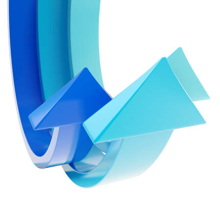 Abstract bend arrow copyspace backgroundの写真素材