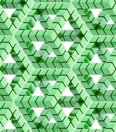 Seamless hexagon cube background textureの写真素材