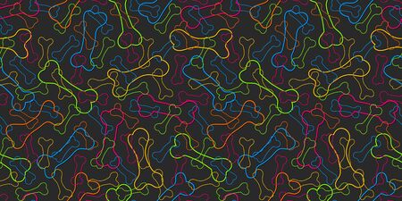 Seamless linear bone texture raster pattern backgroundの写真素材