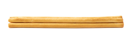 Pile of bread sticks isolated over the white background