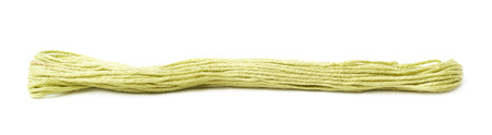 Embroidery thread yarn isolated over the white background
