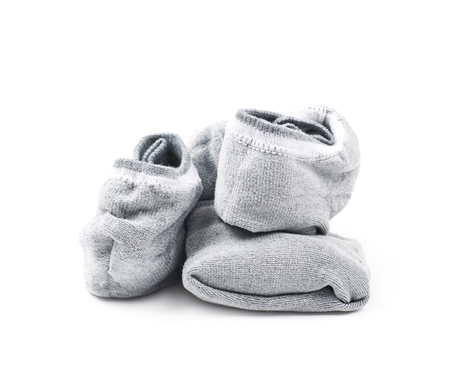 Pile of a low-cut socks isolatedの写真素材