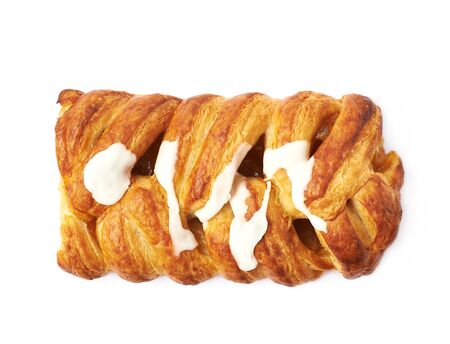 Sweet pastry bun isolatedの写真素材