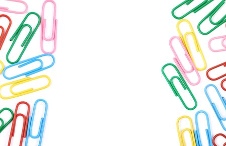 Copyspace composition of office clipsの写真素材