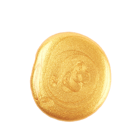 Puddle of paint isolatedの写真素材