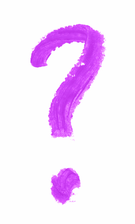 Question mark symbol isolatedの写真素材