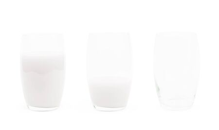 Tall glass isolatedの写真素材