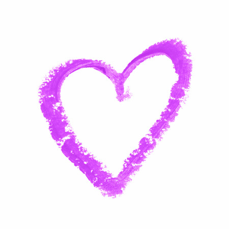 Heart shape isolatedの写真素材