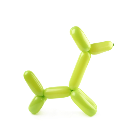 Puppy made of modelling balloonの写真素材