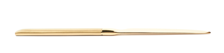 Metal dinner knife isolated