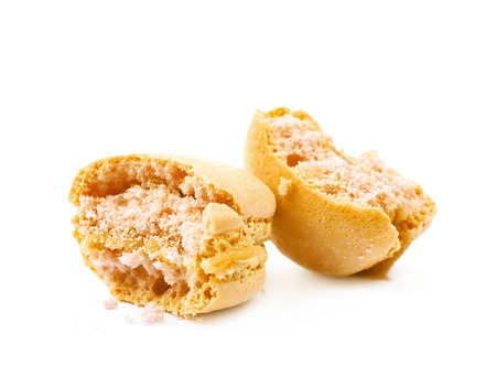 Macaron cookie isolatedの写真素材