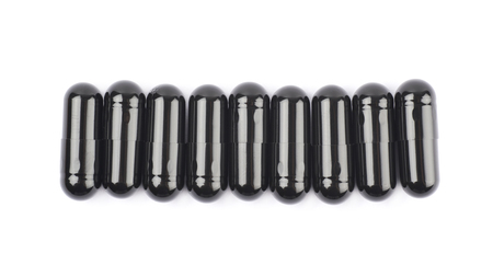 Pile of softgel capsule pillsの写真素材