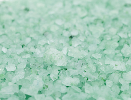 Surface coated with the salt crystals as a shallow depth of field backdrop compositionの写真素材