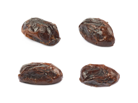 Dried date fruit isolatedの写真素材