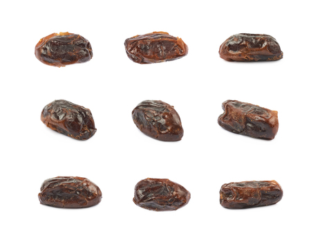 Dried date fruit isolatedの写真素材