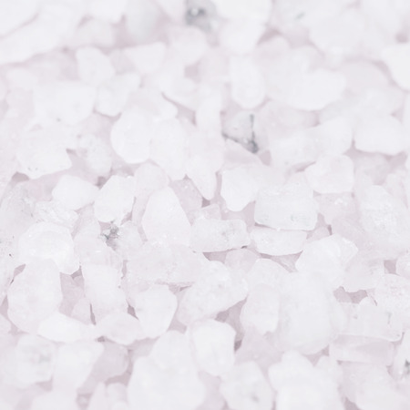 Surface coated with the salt crystals as a shallow depth of field backdrop compositionの写真素材