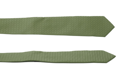 Fragment of a costume tie isolated over the white background , set of several different foreshorteningsの写真素材
