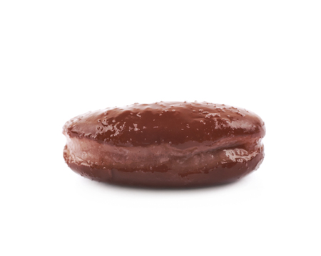 Single kidney bean isolated over the white backgroundの写真素材