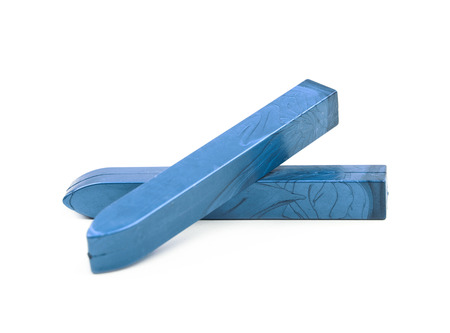 Sticks of sealing wax isolated over the white backgroundの写真素材