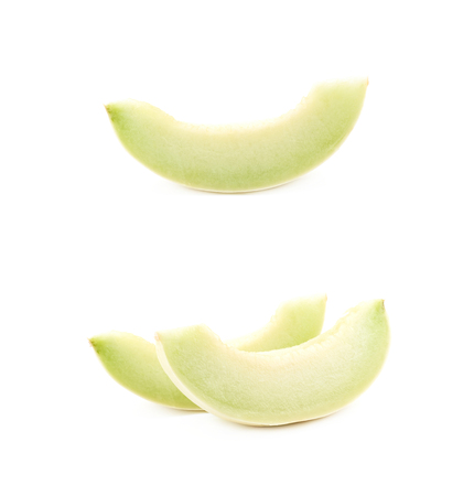 Honeydew melon composition isolatedの写真素材
