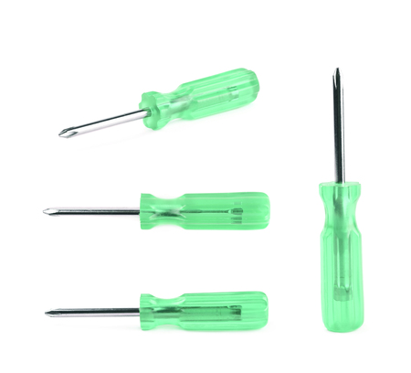 Tiny crosshead screwdriver isolatedの写真素材