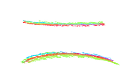 Hand drawn line isolatedの写真素材