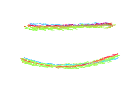Hand drawn line isolatedの写真素材