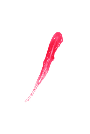 Splash of liquid in motion isolatedの写真素材