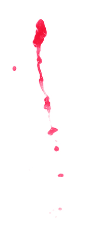 Splash of liquid in motion isolatedの写真素材