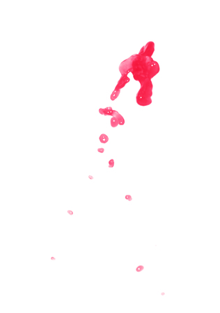 Splash of liquid in motion isolatedの写真素材