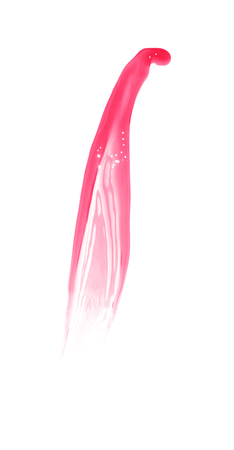Splash of liquid in motion isolatedの写真素材