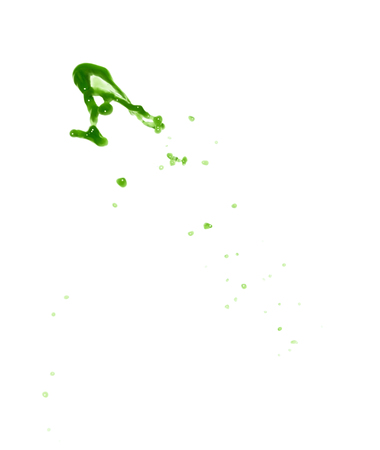 Splash of liquid in motion isolatedの写真素材