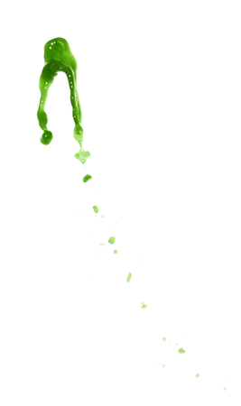 Splash of liquid in motion isolatedの写真素材