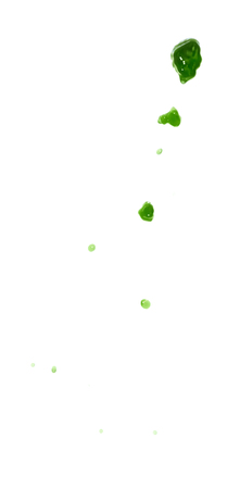 Splash of liquid in motion isolatedの写真素材