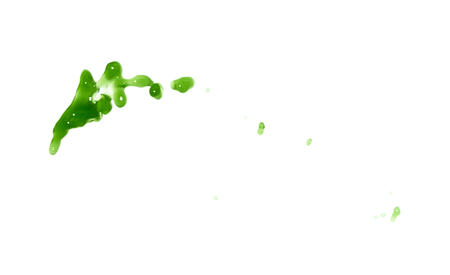 Splash of liquid in motion isolatedの写真素材