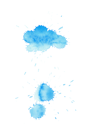 Watercolor drop stain isolatedの写真素材