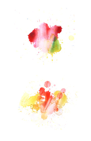 Watercolor drop stain isolated Watercolor drop stain isolatedの写真素材