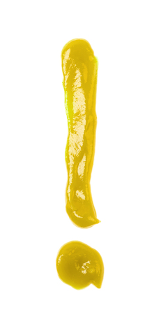 Exclamation point symbol isolatedの写真素材